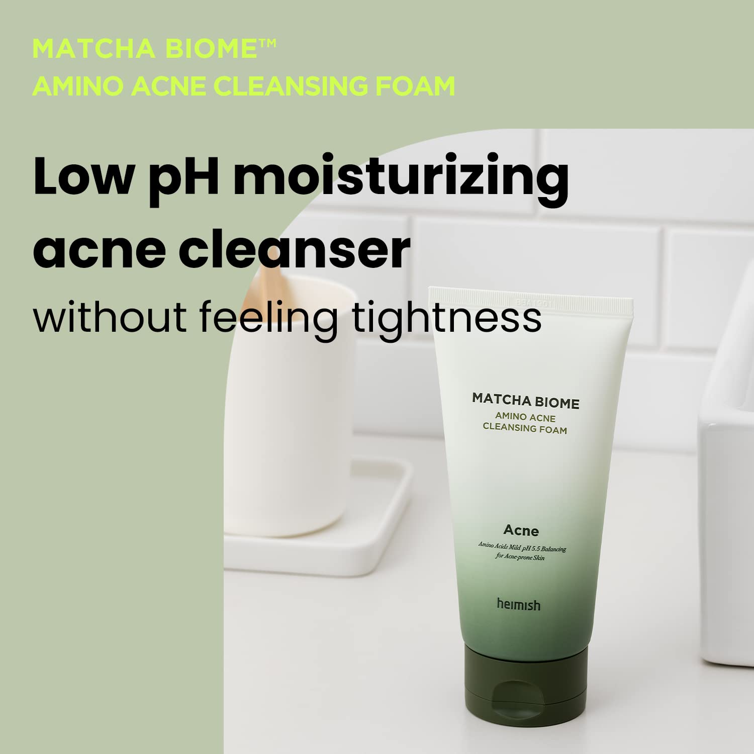 Heimish Matcha Biome Amino Acne Cleansing Foam 150g